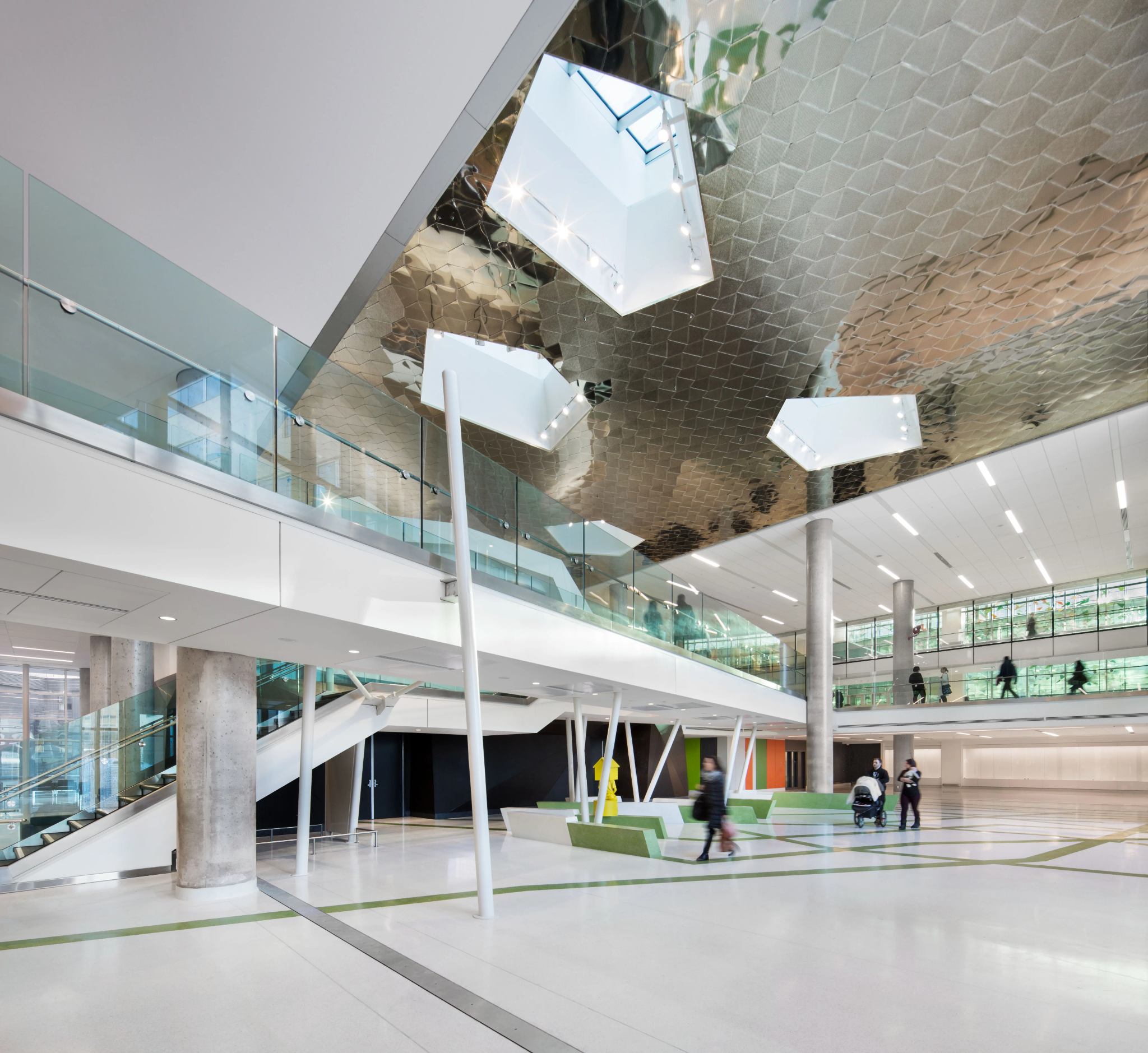 Interior of the Research Centre of CHU Sainte-Justine